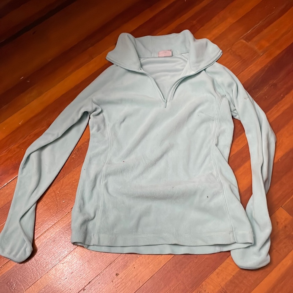 Teal Long Sleeve Fleece Shirt